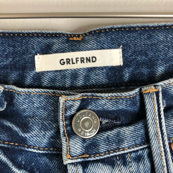 GRLFRND Beverly Distressed Denim Shorts - Picture 4 of 6